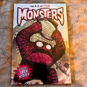 NEW Sealed The A-Z of Marvel Monsters Hardcover Book wrapped in plastic. Easter!